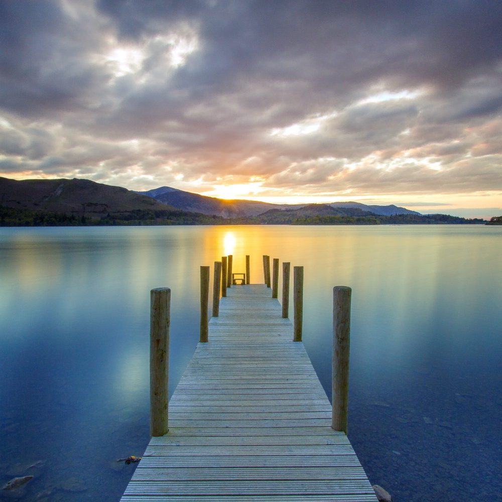 Pier Wooden Landscape Mountains Water Lake Beautiful Sun Beauty Lovely Peaceful Colors Sunset View Sky Clouds Sunlight Splendor Nature Colorful Background Hd